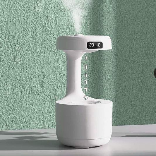 Humidificador antigravedad con reloj