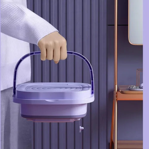 Mini Lavadora De Ropa Plegable Portátil